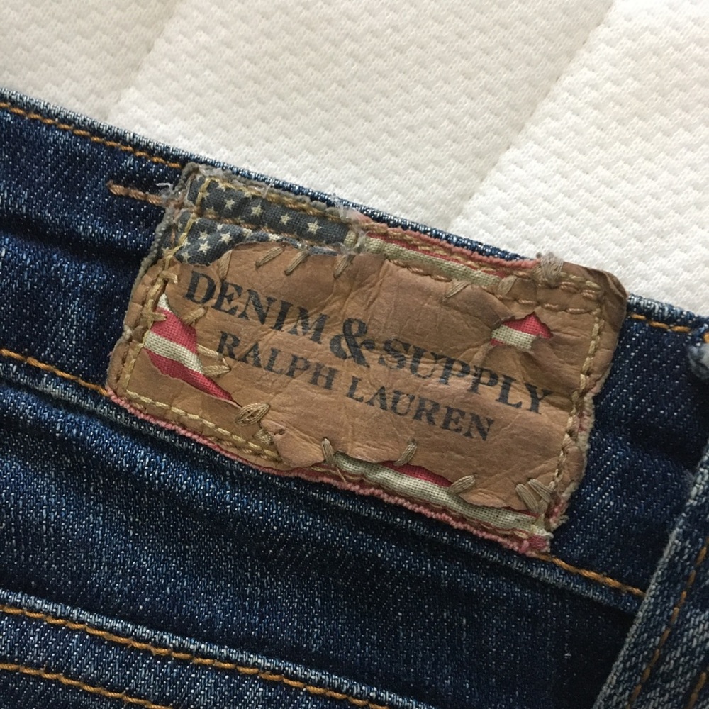 RALPH LAUREN Denim Supply Skinny low waist jeans